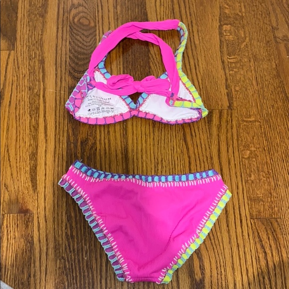 Girls pink swimsuit - Picture 2 of 2